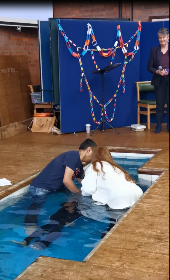 Baptism at Anderson church app